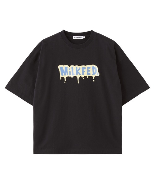MILKFED.(ミルクフェド)の「【3サイズ展開/低身長サイズ】MELT MILKFED. WIDE S/S TEE(Tシャツ/カットソー・レディース・ブラック/ライトブルー/ホワイト・S/M/L)」の21枚目の写真
