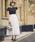 PROPORTION BODY DRESSING�i�v���|�[�V�����{�f�B�h���b�V���O�j�́u�������x���񒅗p���h�b�g�v�����g�e�B�A�[�h�X�J�[�g / 1216120402�i�X�J�[�g�j�v�b�z���C�g
