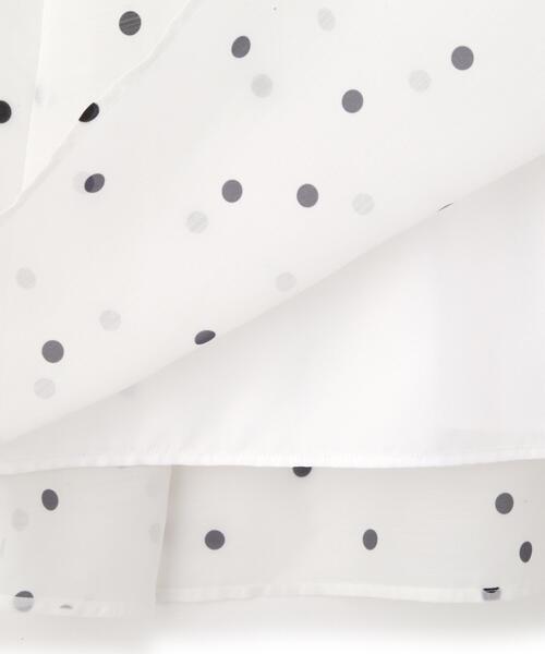 PROPORTION BODY DRESSING（プロポーションボディドレッシング）の「ドットプリントティアードスカート / 1216120402（スカート・レディース・ホワイト/ブラック・SMALL/P/S/MEDIUM）」の14枚目の写真