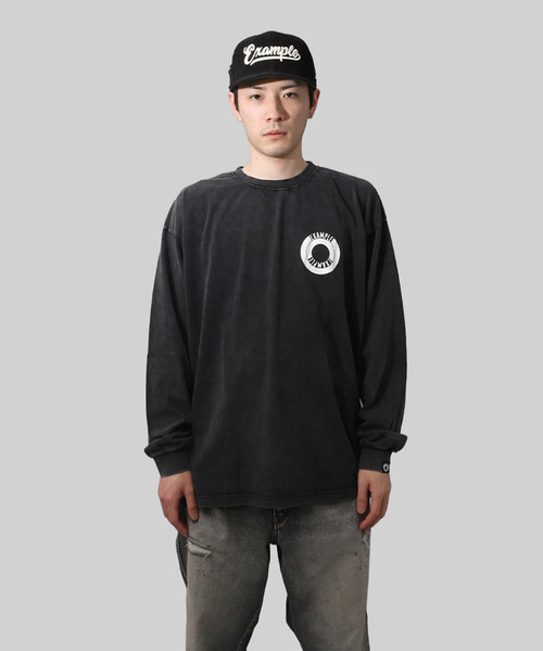 EXAMPLE(エグザンプル)の「EXAMPLE ROUND LOGO L/S TEE(Tシャツ/カットソー・メンズ・ブラック系・XXL/XL/L/M)」の21枚目の写真
