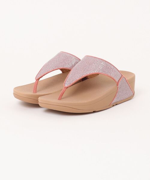 fitflop(フィットフロップ)の「LULU SHIMMERGLITZ TOE-POST SANDALS / LULU シマーグリッツ トゥポスト サンダル(サンダル・レディース・ピンク/ゴールド/ネイビー/ブラック・US5/US6/US7/US8)」の1枚目の写真