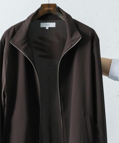 URBAN RESEARCH ROSSO MEN(アーバンリサーチロッソメン)の「『WEB限定』『吸水 / 速乾』Air Stretch スタンドブルゾン(ブルゾン・メンズ・ブラック/ネイビー/チャコールグレー/ブラウン・LARGE/MEDIUM)」の3枚目の写真
