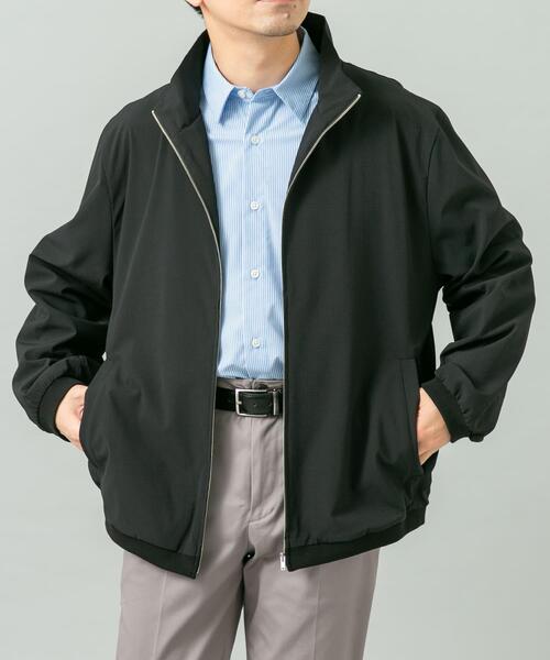 URBAN RESEARCH ROSSO MEN(アーバンリサーチロッソメン)の「『WEB限定』『吸水 / 速乾』Air Stretch スタンドブルゾン(ブルゾン・メンズ・ブラック/ネイビー/チャコールグレー/ブラウン・LARGE/MEDIUM)」の5枚目の写真