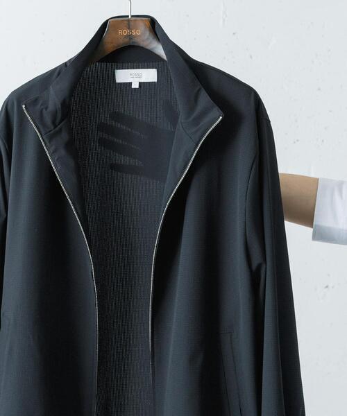 URBAN RESEARCH ROSSO MEN(アーバンリサーチロッソメン)の「『WEB限定』『吸水 / 速乾』Air Stretch スタンドブルゾン(ブルゾン・メンズ・ブラック/ネイビー/チャコールグレー/ブラウン・LARGE/MEDIUM)」の6枚目の写真