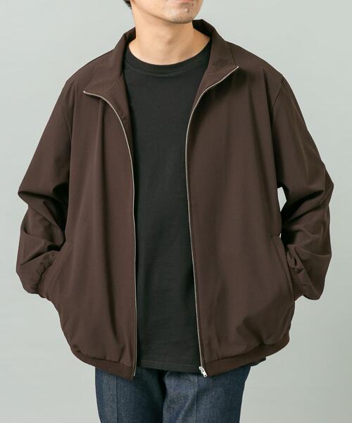 URBAN RESEARCH ROSSO MEN(アーバンリサーチロッソメン)の「『WEB限定』『吸水 / 速乾』Air Stretch スタンドブルゾン(ブルゾン・メンズ・ブラック/ネイビー/チャコールグレー/ブラウン・LARGE/MEDIUM)」の17枚目の写真