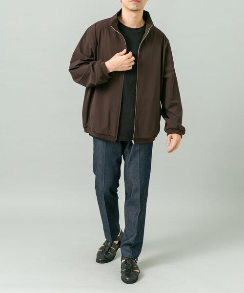 URBAN RESEARCH ROSSO MEN(アーバンリサーチロッソメン)の「『WEB限定』『吸水 / 速乾』Air Stretch スタンドブルゾン(ブルゾン・メンズ・ブラック/ネイビー/チャコールグレー/ブラウン・LARGE/MEDIUM)」の20枚目の写真