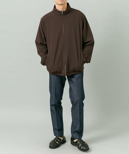 URBAN RESEARCH ROSSO MEN(アーバンリサーチロッソメン)の「『WEB限定』『吸水 / 速乾』Air Stretch スタンドブルゾン(ブルゾン・メンズ・ブラック/ネイビー/チャコールグレー/ブラウン・LARGE/MEDIUM)」の22枚目の写真