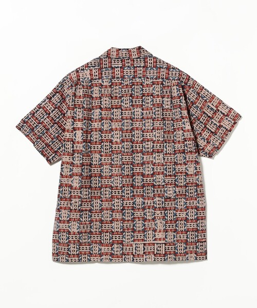 BEAMS PLUS(ビームスプラス)の「Open Collar Block Print ③(シャツ/ブラウス・メンズ・レッド/ブラック・MEDIUM/SMALL/LARGE/X-LARGE)」の20枚目の写真