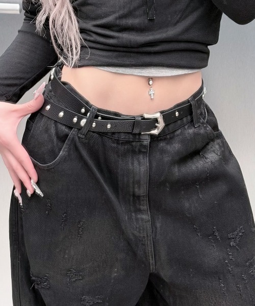 nmtc+】buckle belt / 【エヌエムティーシープラス】バックルベルト