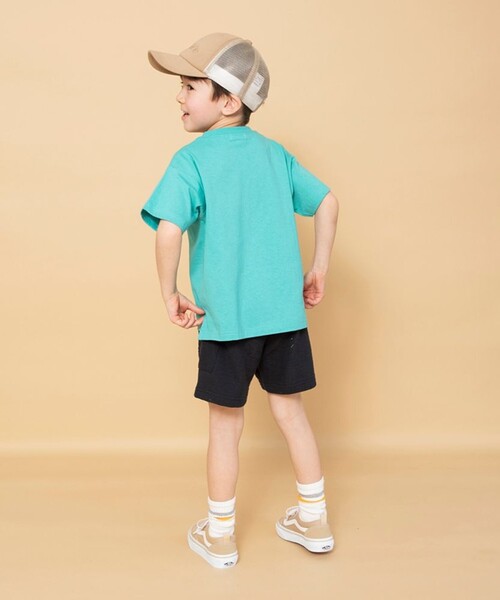 BRANSHES（ブランシェス）の「【WEB限定】ロゴグラフィック半袖Tシャツ（Tシャツ/カットソー・キッズ・マスタード/ピンク/ブラウン/グリーン・90/140/130/120/110/100/150）」の22枚目の写真