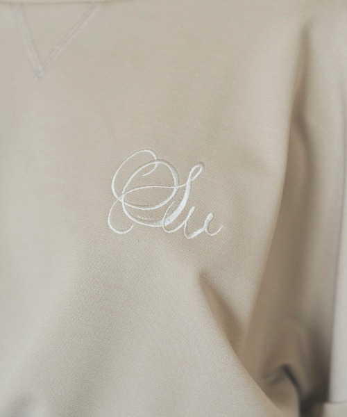 SWINGLE（スウィングル）の「刺しゅう入りポンチ素材ミニワンピース（ワンピース・レディース・ベージュ/ブラック/サックスブルー・FREE）」の6枚目の写真