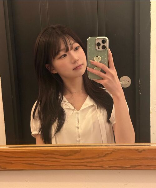 MUSINSA STANDARD WOMAN（ムシンサスタンダードウーマン）の「ウィメンズパフスリーブタイブラウス[ホワイト]（シャツ/ブラウス・レディース・その他・SMALL/MEDIUM/LARGE/X-SMALL）」の8枚目の写真