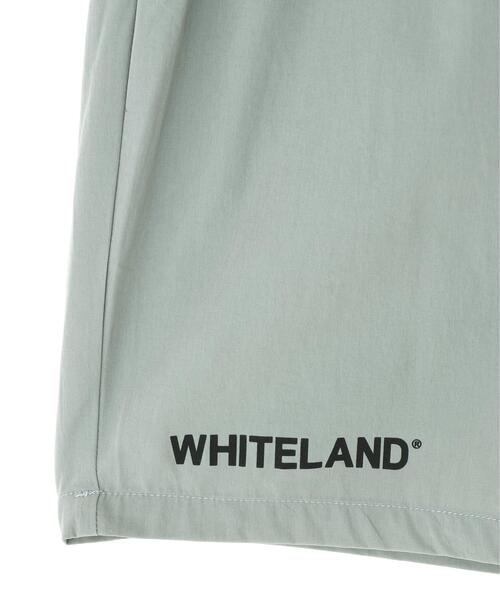 WHITELAND(ホワイトランド)の「【WEB&DEPOT限定】WHITELAND/ホワイトランド/LOGO P-TECK SHORTS(その他パンツ・レディース・ブラック/グレー・S/L/M)」の3枚目の写真