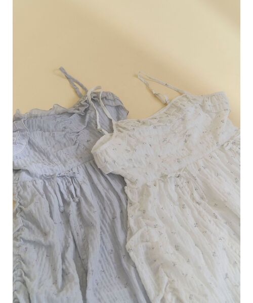 merry jenny（メリージェニー）の「sistars cami onepiece（ワンピース・レディース・ブルー/オフホワイト・FREE）」の22枚目の写真