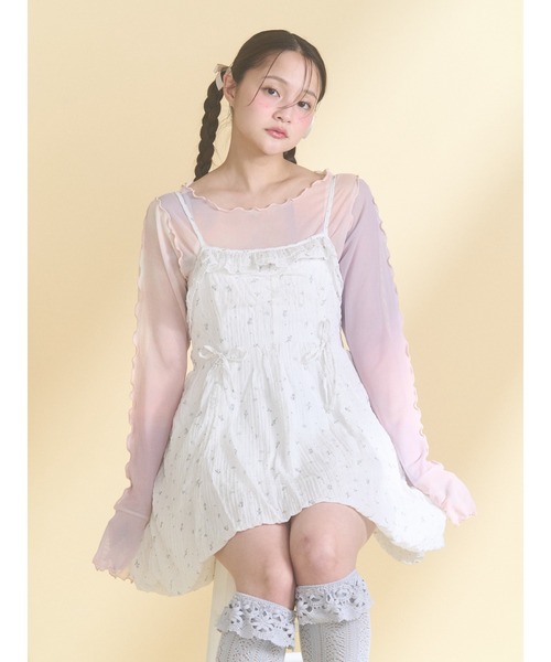 merry jenny sisters cami onepiece ブルー sistars cami onepiece（ワンピース）｜merry jenny（メリージェニー