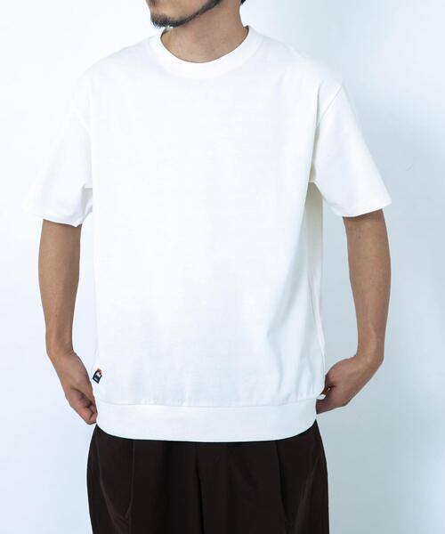 NANGA(ナンガ)の「『別注』NANGA×EKAL ロゴTシャツ(Tシャツ/カットソー・メンズ・ブラック/ホワイト・MEDIUM/LARGE)」の4枚目の写真