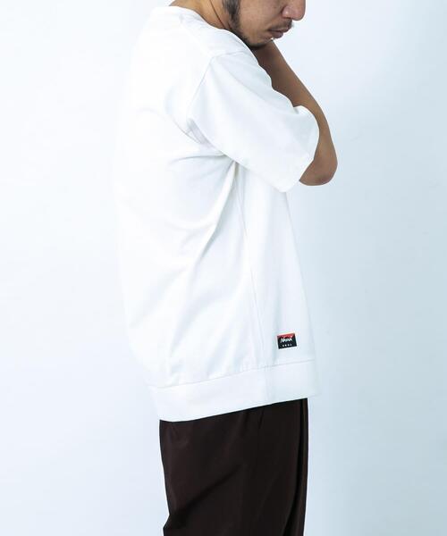 NANGA(ナンガ)の「『別注』NANGA×EKAL ロゴTシャツ(Tシャツ/カットソー・メンズ・ブラック/ホワイト・MEDIUM/LARGE)」の5枚目の写真