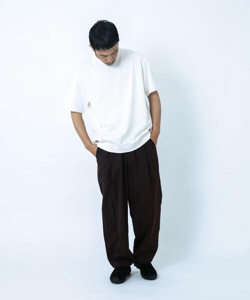 NANGA(ナンガ)の「『別注』NANGA×EKAL ロゴTシャツ(Tシャツ/カットソー・メンズ・ブラック/ホワイト・MEDIUM/LARGE)」の7枚目の写真