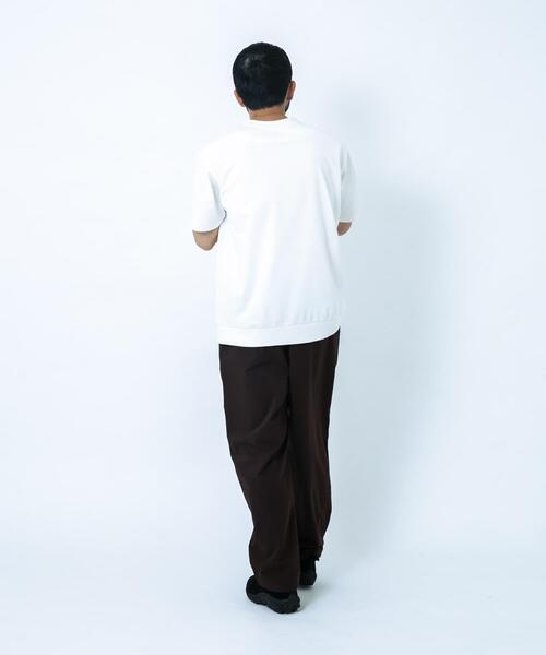 NANGA(ナンガ)の「『別注』NANGA×EKAL ロゴTシャツ(Tシャツ/カットソー・メンズ・ブラック/ホワイト・MEDIUM/LARGE)」の9枚目の写真