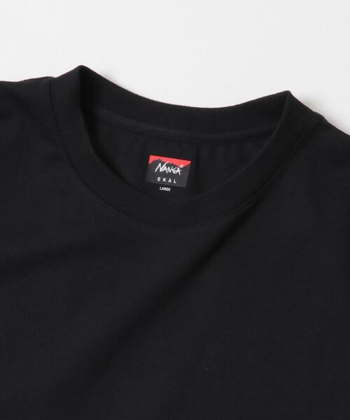 NANGA(ナンガ)の「『別注』NANGA×EKAL ロゴTシャツ(Tシャツ/カットソー・メンズ・ブラック/ホワイト・MEDIUM/LARGE)」の21枚目の写真