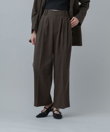 GLOBAL WORK | MATINEE LINE/リネンライク/ワイドパンツ/646633(その他パンツ)