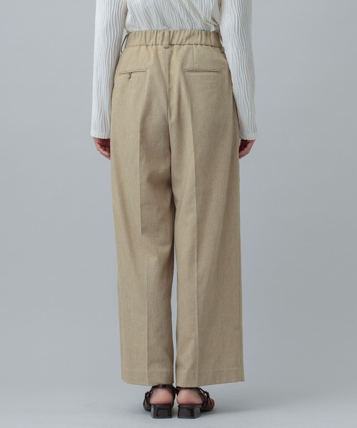 GLOBAL WORK(グローバルワーク)の「MATINEE LINE/リネンライク/ワイドパンツ/646633(その他パンツ・レディース・ブラウン系その他/チェック/ベージュ・LARGE/SMALL/MEDIUM)」の22枚目の写真