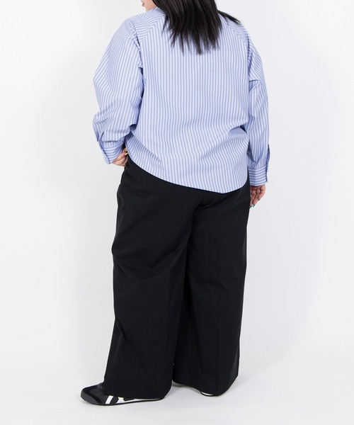 PUNYUS(プニュズ)の「ツイルタックワイドパンツ(その他パンツ・レディース・ブラック/オフホワイト/ベージュ・5/4/3/2/1)」の18枚目の写真