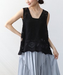 Jines | 刺繍2WAYタンク(ベスト)