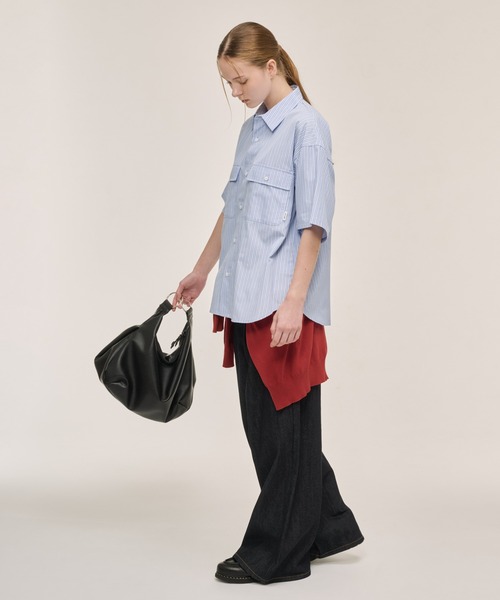 WETTEMPT(ウィテンプト)の「2WAY FAUX LEATHER SHOULDER BAG / 2WAY合皮ショルダーバッグ(ショルダーバッグ・メンズ・ブラック・ONESIZE)」の18枚目の写真