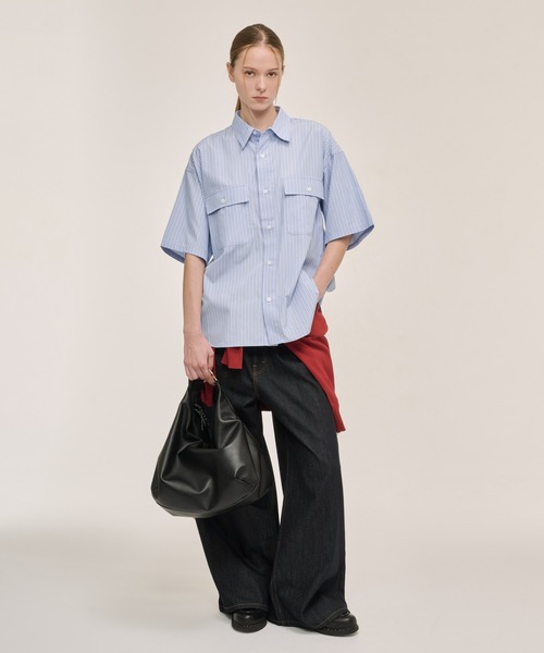 WETTEMPT(ウィテンプト)の「2WAY FAUX LEATHER SHOULDER BAG / 2WAY合皮ショルダーバッグ(ショルダーバッグ・メンズ・ブラック・ONESIZE)」の19枚目の写真