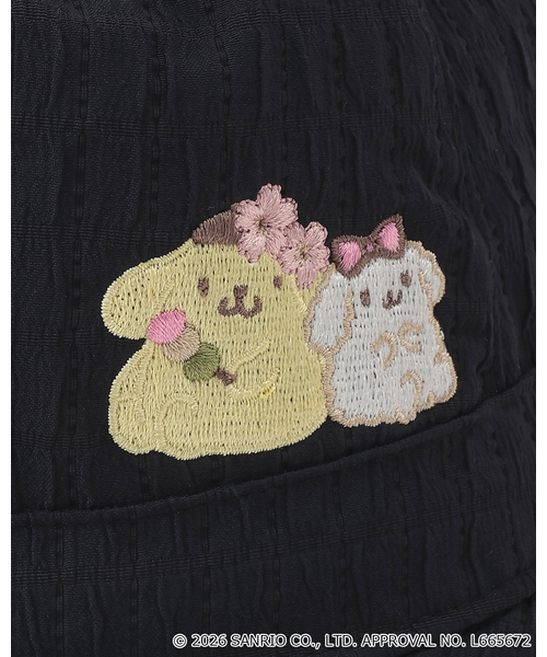 petit main（プティマイン）の「【サンリオキャラクターズ】スカラップリボンハット（キャップ・キッズ・オフホワイト/ネイビー・54cm/50cm/52cm）」の4枚目の写真