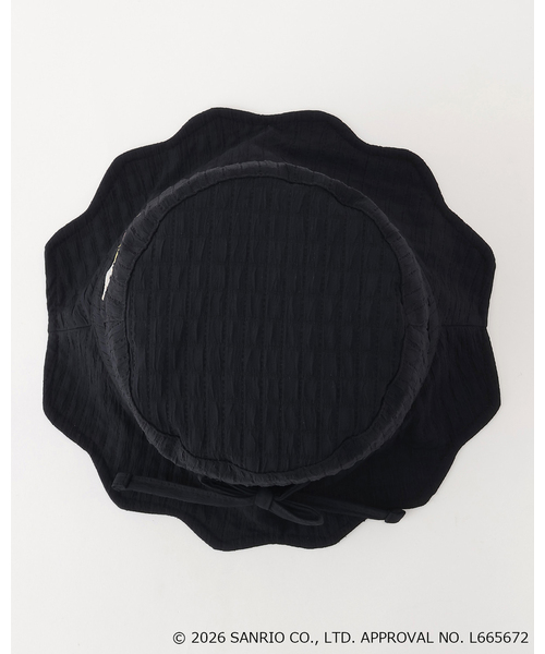 petit main（プティマイン）の「【サンリオキャラクターズ】スカラップリボンハット（キャップ・キッズ・オフホワイト/ネイビー・54cm/50cm/52cm）」の7枚目の写真