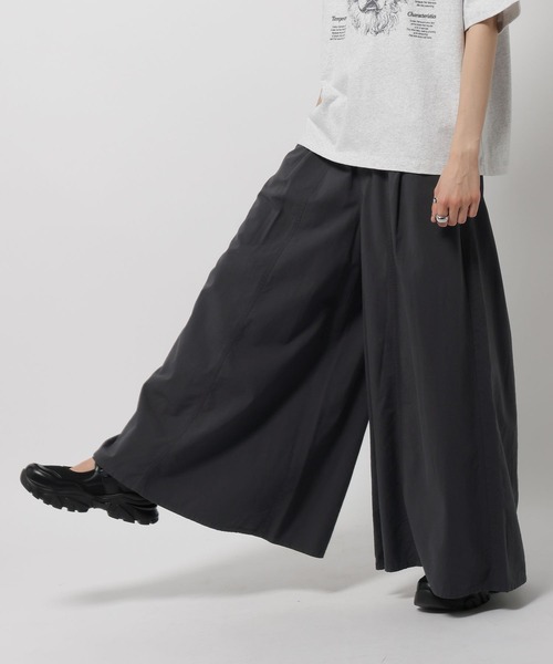 niko and...（ニコアンド）の「ヤワラカワイドパンツ（その他パンツ・レディース・カーキ/モカ/チャコール・FREE）」の4枚目の写真