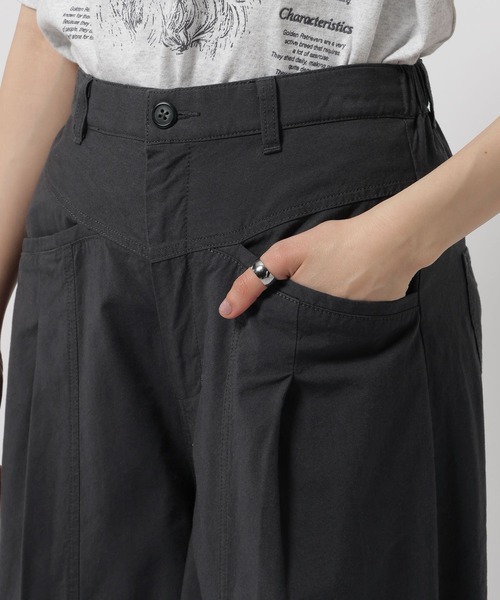 niko and...（ニコアンド）の「ヤワラカワイドパンツ（その他パンツ・レディース・カーキ/モカ/チャコール・FREE）」の12枚目の写真