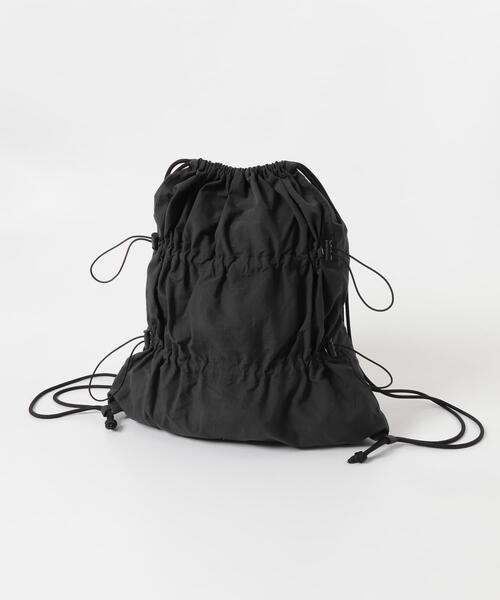 SMELLY（スメリー）の「ドロストギャザーナップサック（バックパック/リュック・レディース・ブラック/ライトブルー・-）」の15枚目の写真