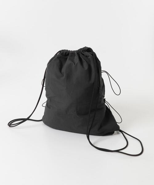 SMELLY（スメリー）の「ドロストギャザーナップサック（バックパック/リュック・レディース・ブラック/ライトブルー・-）」の16枚目の写真