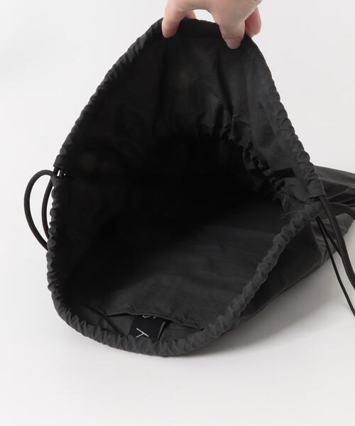 SMELLY（スメリー）の「ドロストギャザーナップサック（バックパック/リュック・レディース・ブラック/ライトブルー・-）」の18枚目の写真