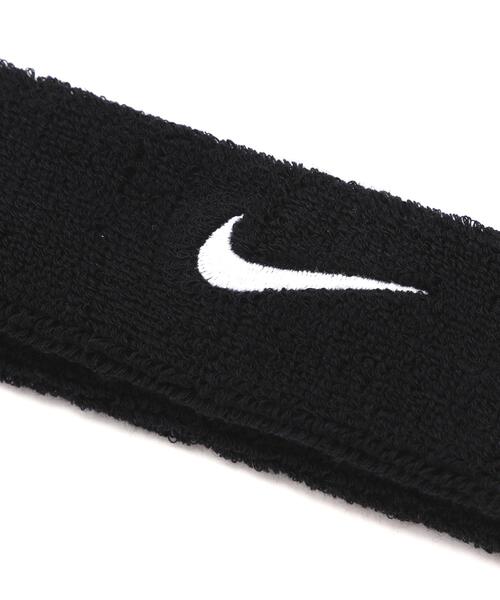 NIKE(ナイキ)の「NIKE/ナイキ スウッシュ ヘッドバンド(ヘアバンド・メンズ・グレー/ブラック/ネイビー・F)」の5枚目の写真