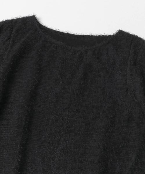 ITEMS URBANRESEARCH(アイテムズ アーバンリサーチ)の「フェザージャガードプルオーバー(シャツ/ブラウス・レディース・ブラック/オフホワイト・FREE)」の8枚目の写真