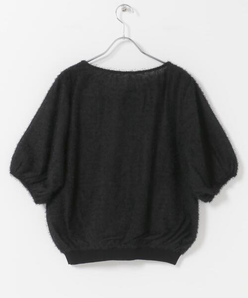 ITEMS URBANRESEARCH(アイテムズ アーバンリサーチ)の「フェザージャガードプルオーバー(シャツ/ブラウス・レディース・ブラック/オフホワイト・FREE)」の17枚目の写真