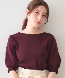 【接触冷感/UVケア】クールタッチラップスリーブニット《洗濯機OK/XS~3L/9col》