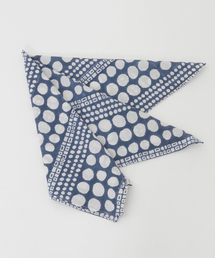 MELROSE claire（メルローズ クレール）の「【ドット＆スクエアブロックプリントハンカチ】（ハンカチ/ハンドタオル）」