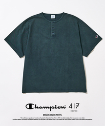 417 EDIFICE（フォーワンセブンエディフィス）の「CHAMPION / チャンピオン 417別注 Bleach Wash ヘンリー（Tシャツ/カットソー）」