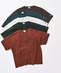 Champion（チャンピオン）の「CHAMPION / チャンピオン 417別注 Bleach Wash ヘンリー（Tシャツ/カットソー）」