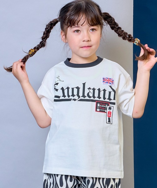 Life Support Products（ライフサポートプロダクツ）の「ワールドサポーター半袖Tシャツ（Tシャツ/カットソー・キッズ・ライトブルー/ネイビー/レッド/オフホワイト/イエロー/ブルー/チャコール・90/100/110/120/80/130/95/140/150）」の9枚目の写真