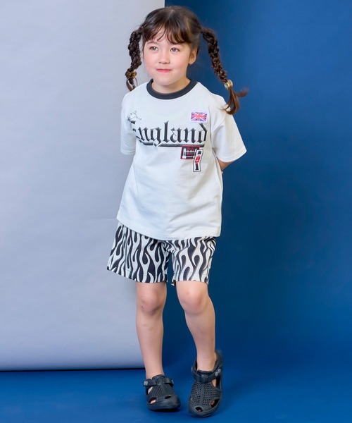 Life Support Products（ライフサポートプロダクツ）の「ワールドサポーター半袖Tシャツ（Tシャツ/カットソー・キッズ・ライトブルー/ネイビー/レッド/オフホワイト/イエロー/ブルー/チャコール・90/100/110/120/80/130/95/140/150）」の8枚目の写真