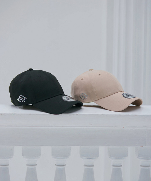 ROYAL PARTY(ロイヤルパーティー)の「【NEW ERA】9FORTYラインストーンサイドロゴキャップ(キャップ・レディース・ベージュ/ブラック・FREE)」の8枚目の写真