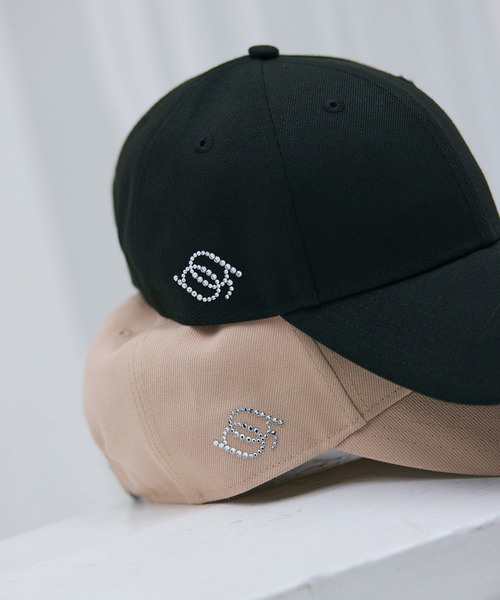 ROYAL PARTY(ロイヤルパーティー)の「【NEW ERA】9FORTYラインストーンサイドロゴキャップ(キャップ・レディース・ベージュ/ブラック・FREE)」の9枚目の写真