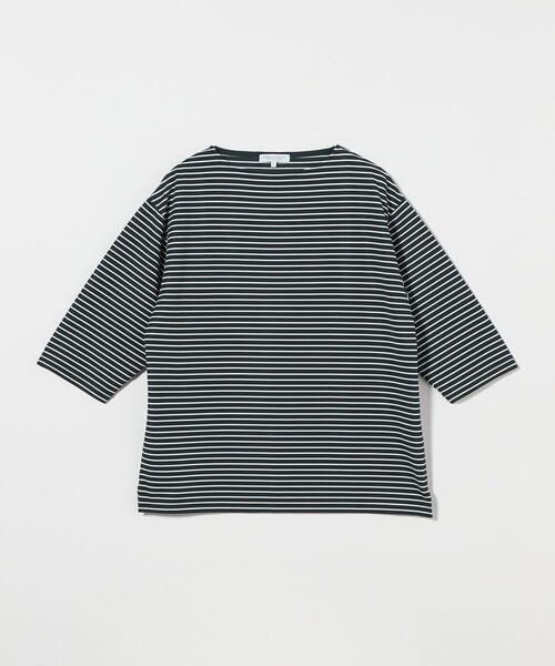 A DAY IN THE LIFE UNITED ARROWS(アデイインザライフユナイテッドアローズ)の「リップル ボートネック 6分袖 カットソー<A DAY IN THE LIFE>(Tシャツ/カットソー・メンズ・その他2・L/S/M)」の1枚目の写真