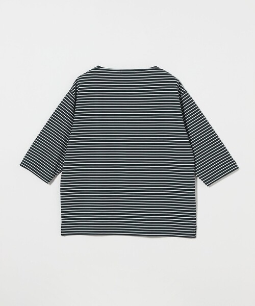 A DAY IN THE LIFE UNITED ARROWS(アデイインザライフユナイテッドアローズ)の「リップル ボートネック 6分袖 カットソー<A DAY IN THE LIFE>(Tシャツ/カットソー・メンズ・その他2・L/S/M)」の2枚目の写真